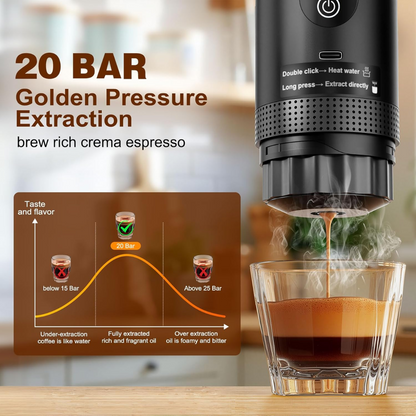 Cafetera Portátil Inteligente 3 en 1®