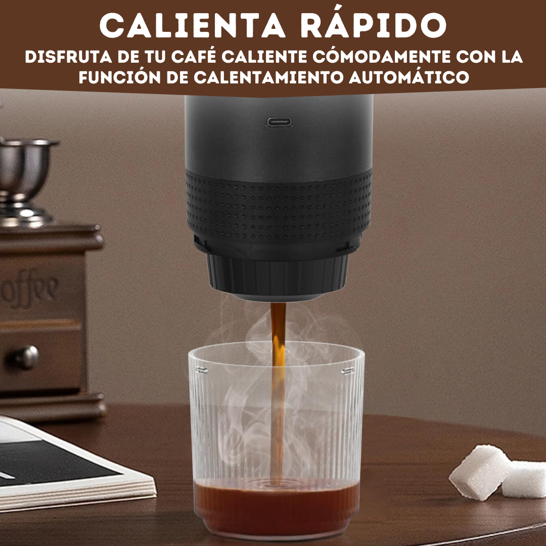 Cafetera Portátil Eléctrica con Sistema 3 en 1