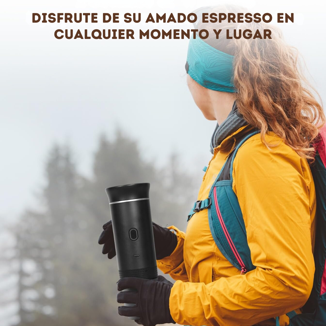 Cafetera Portátil Eléctrica con Sistema 3 en 1