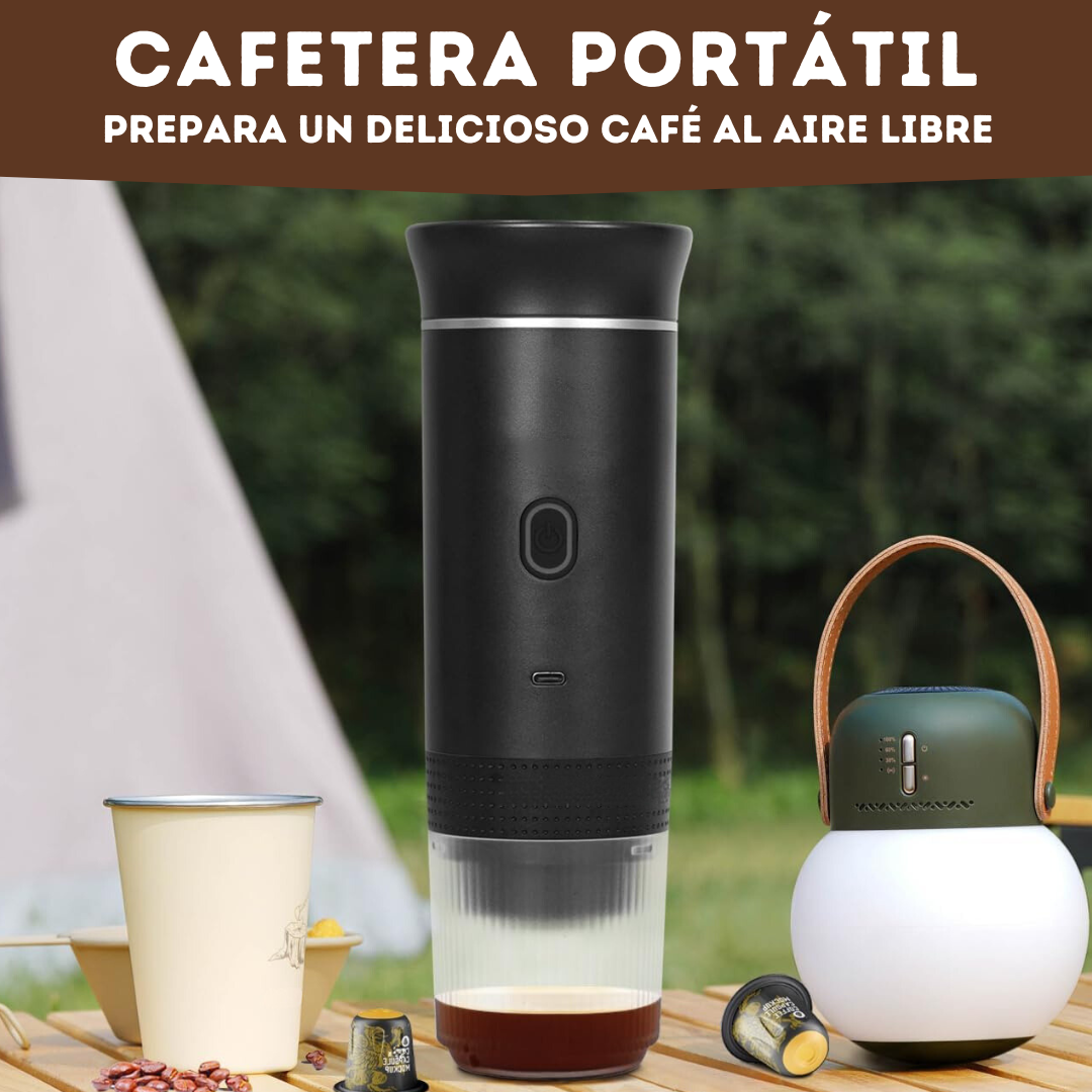 Cafetera Portátil Eléctrica con Sistema 3 en 1